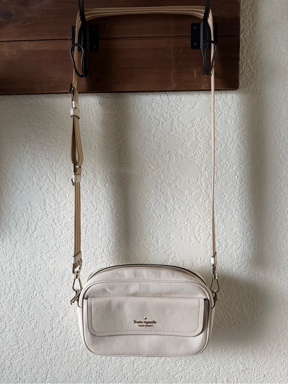 kate spade Cream Crossbody Camera Bag